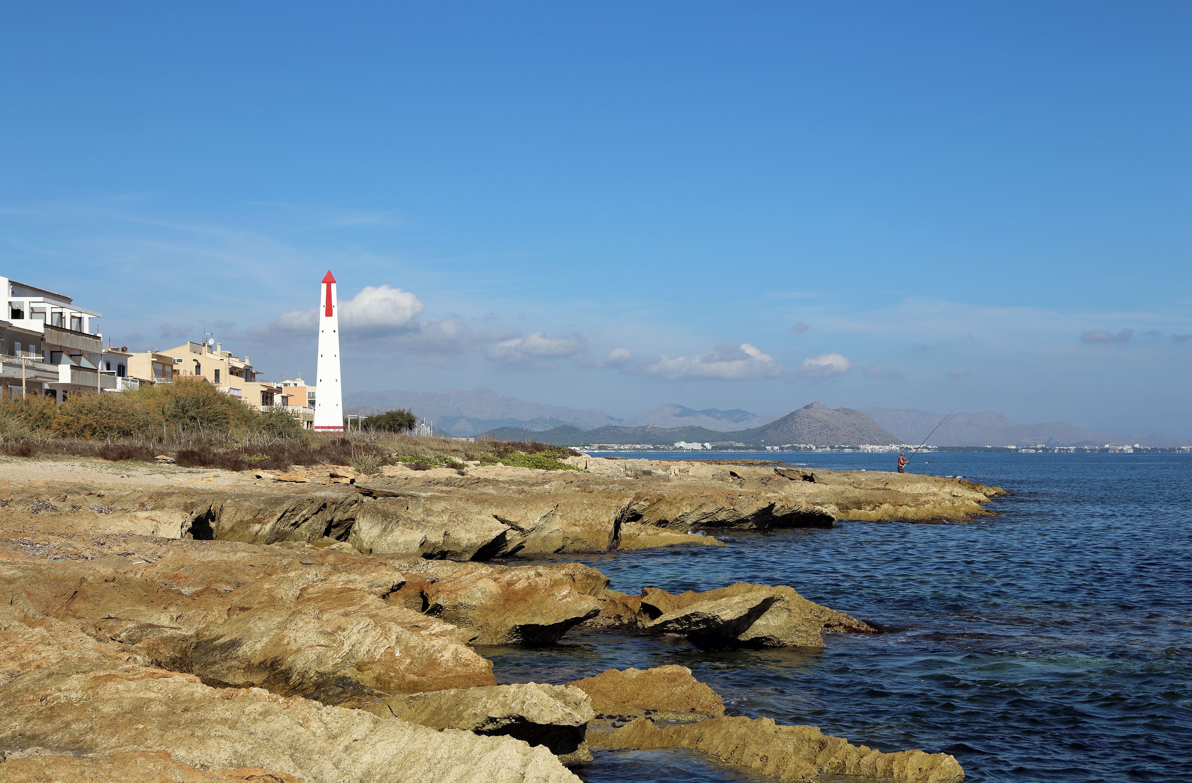 The coast near Can Picafort seaside resort (municipality of Santa Margalida, Majorca, Spain)
