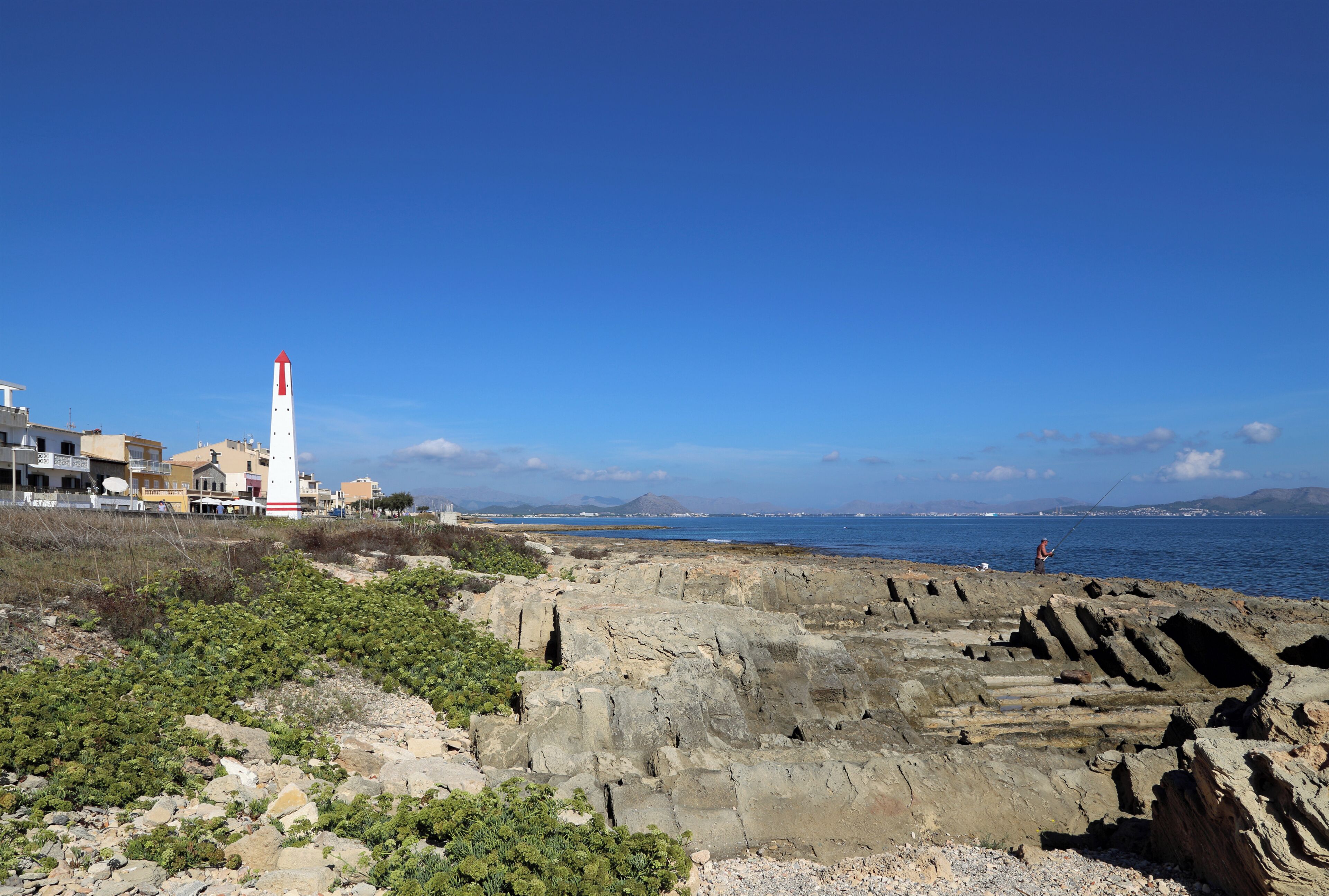 The coast near Can Picafort seaside resort (municipality of Santa Margalida, Majorca, Spain)