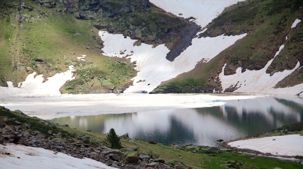 El Serrat som viser innsjø