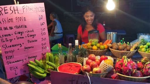 Fruit shakes, fruit shakes, one a day, passion fruit, watermelon, lime or coconut, the choice is tough and there's never enough.