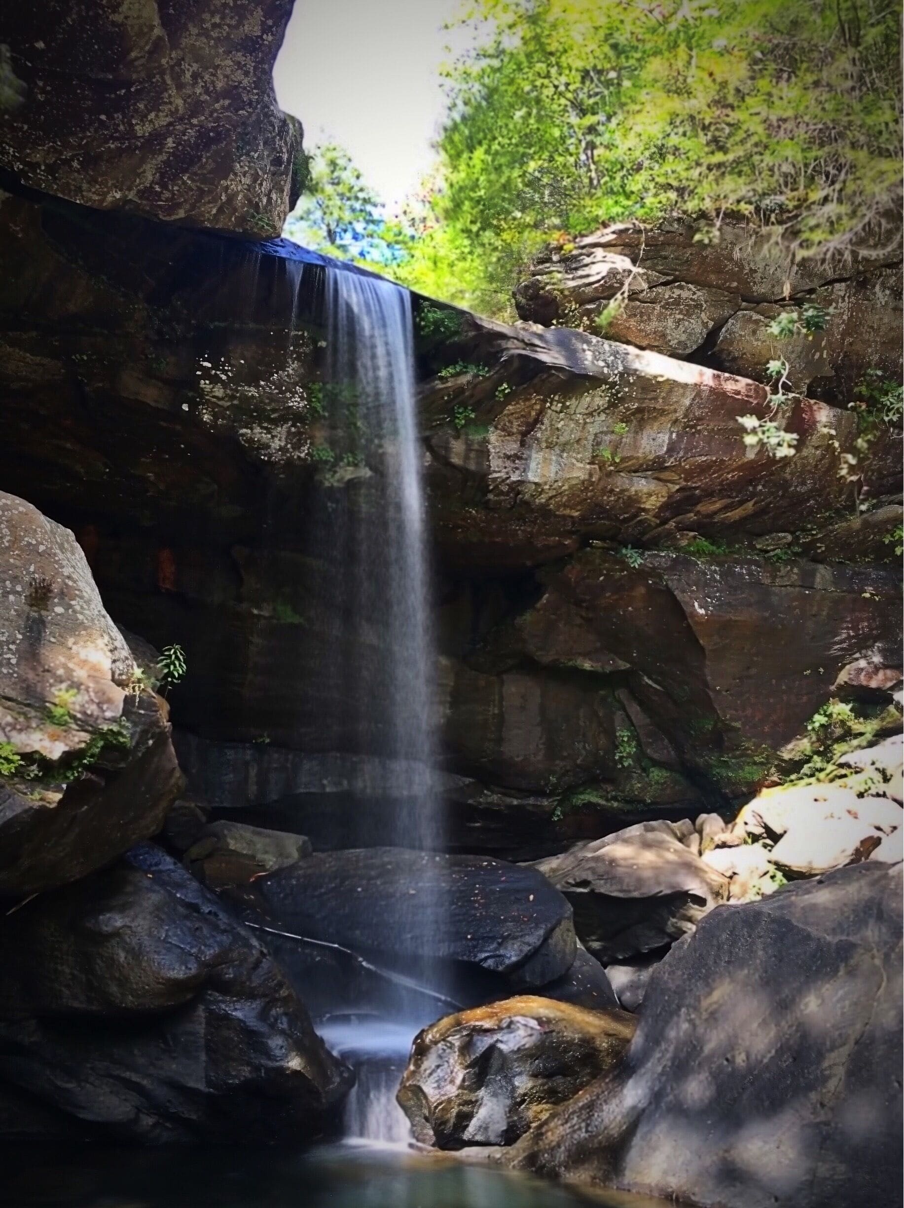 Nice little waterfall in the Cumberland State Park. 
