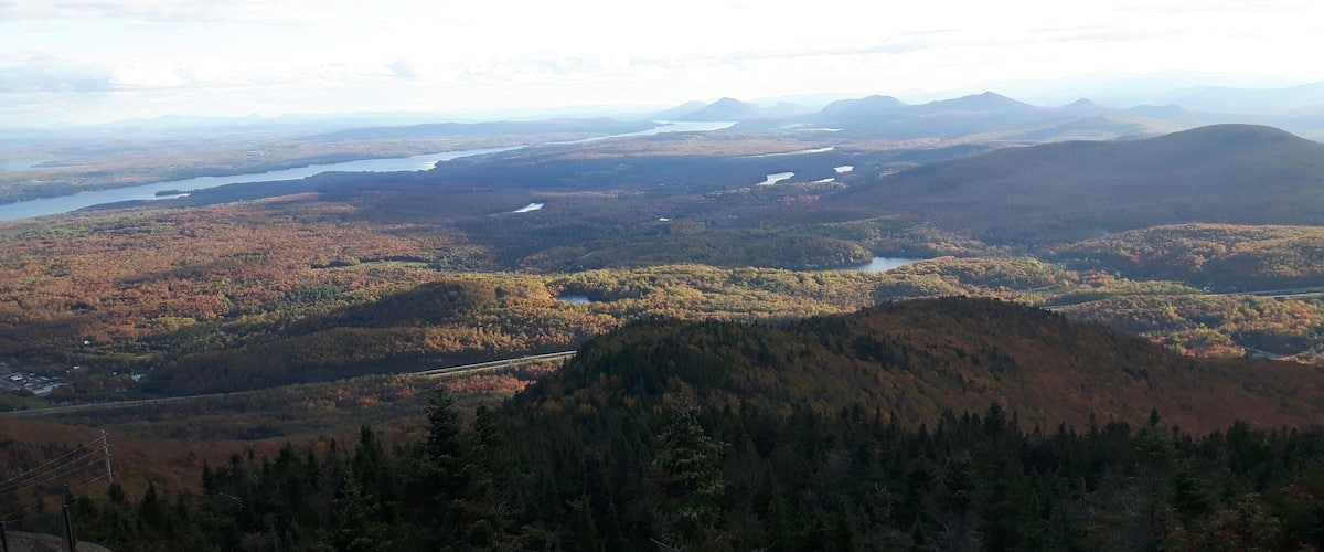 View on the top of Mont Orford - Autumn 2017