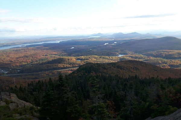 View on the top of Mont Orford - Autumn 2017