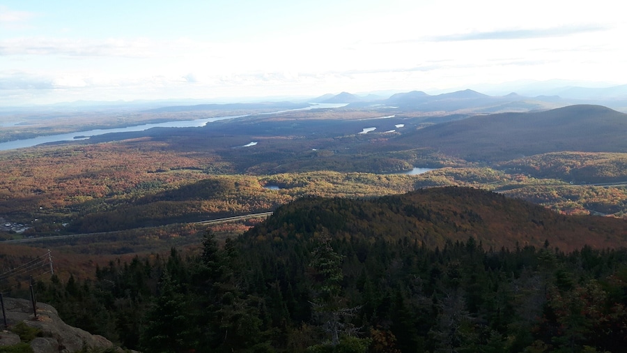 View on the top of Mont Orford - Autumn 2017