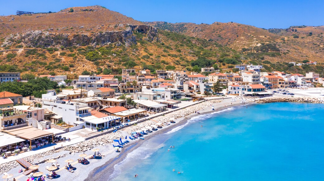The small traditional village of Kolybari with monastery of Panagia Odigitria, Chania, Crete, Greece.