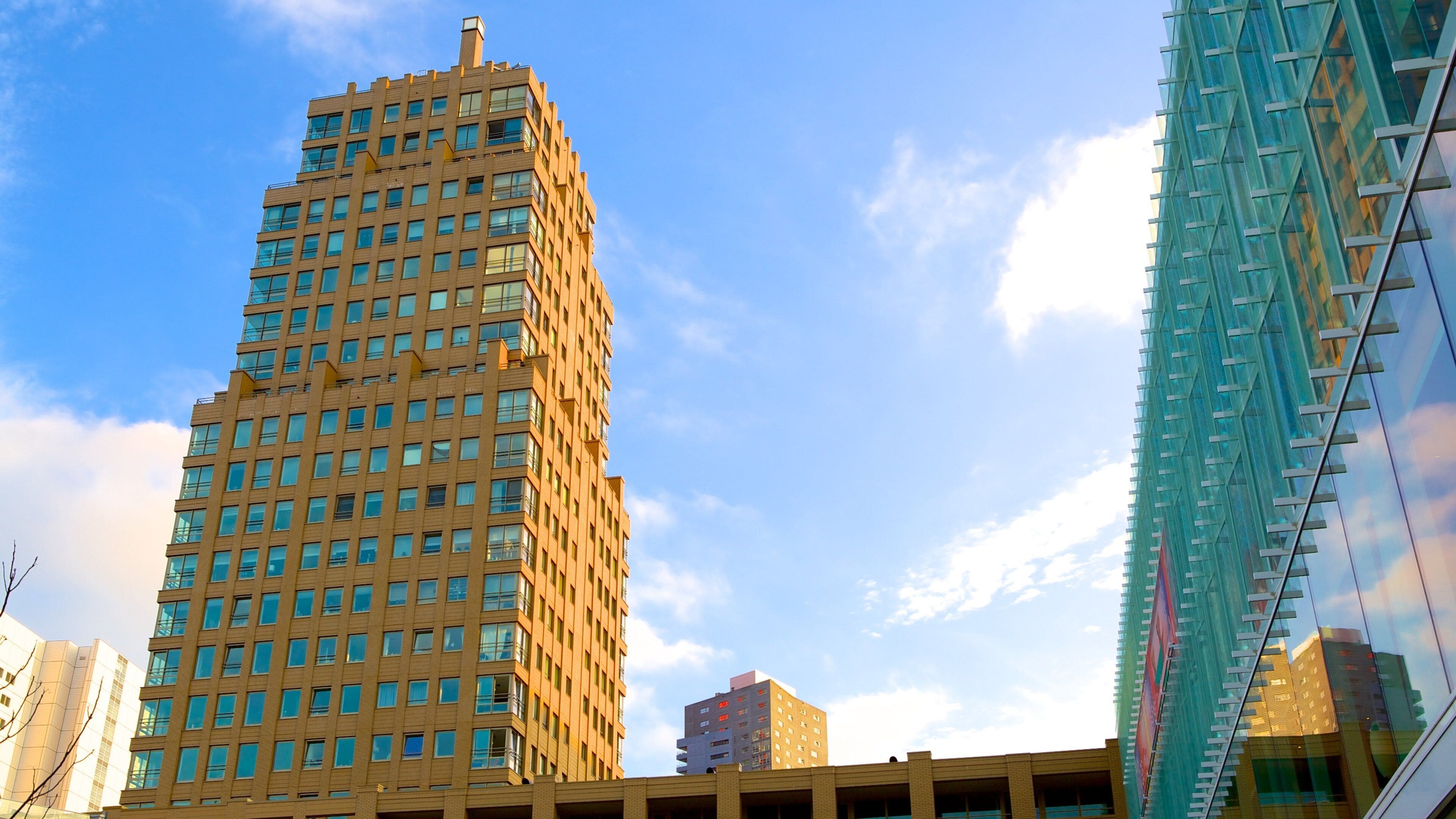Rotterdam featuring central business district and a city