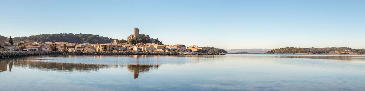 Panorama de Gruissan (France, Aude)