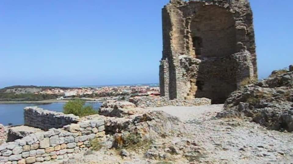 Tour Barberosse in the village of Gruissan, Aude, France
