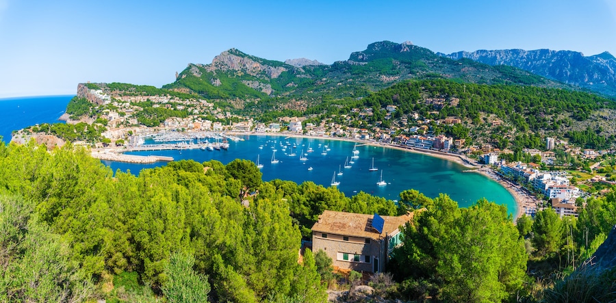 Panoramic view of Porte de Soller, Palma Mallorca, Spain; Shutterstock ID 747495280; purchase_order: SP-1269 HA 2018 Batch 1; Order: ; client: ; other: