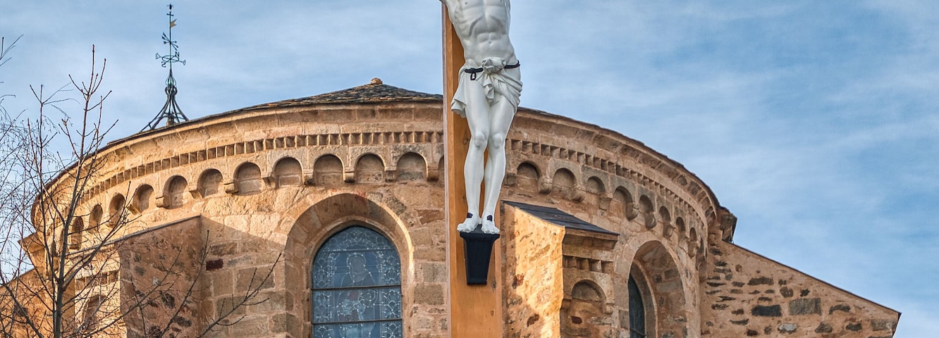 Sant Miquel des Angles is the parish church of the village and commune of Les Angles, France