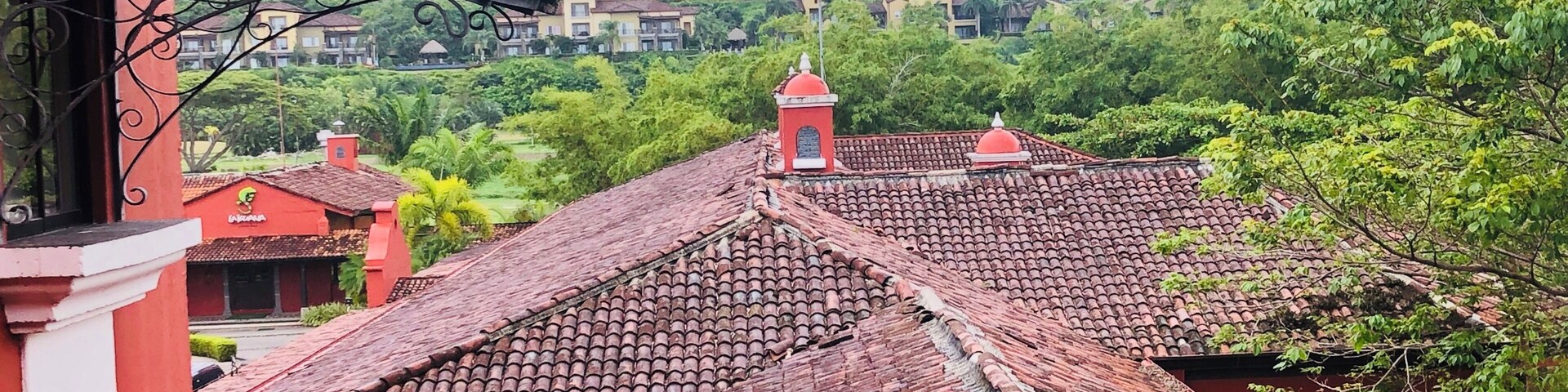 View to the rain forest from Los Sueños Resort. Lovely #culture