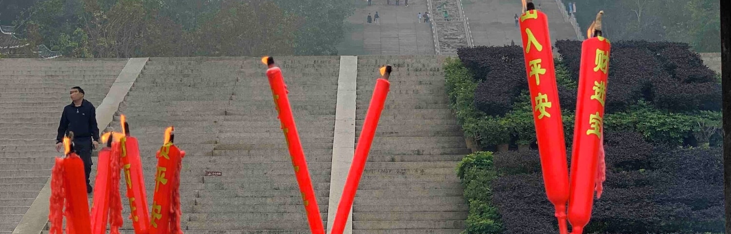 #LifeAtExpedia burning incenses in one of Foshan’s national parks