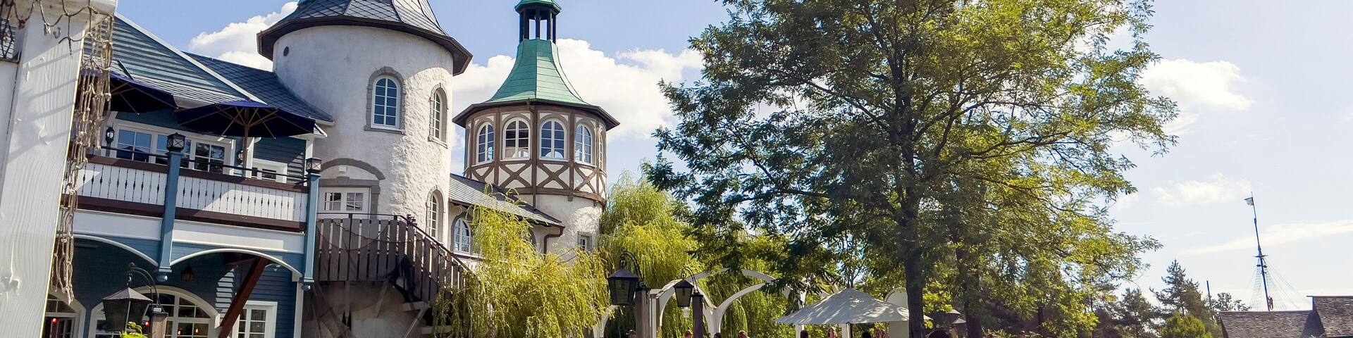 On a nice corner of Europa Park in Germany.