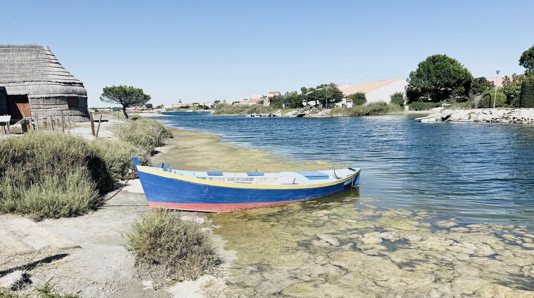 Fishing boat at the Barcarès, France.