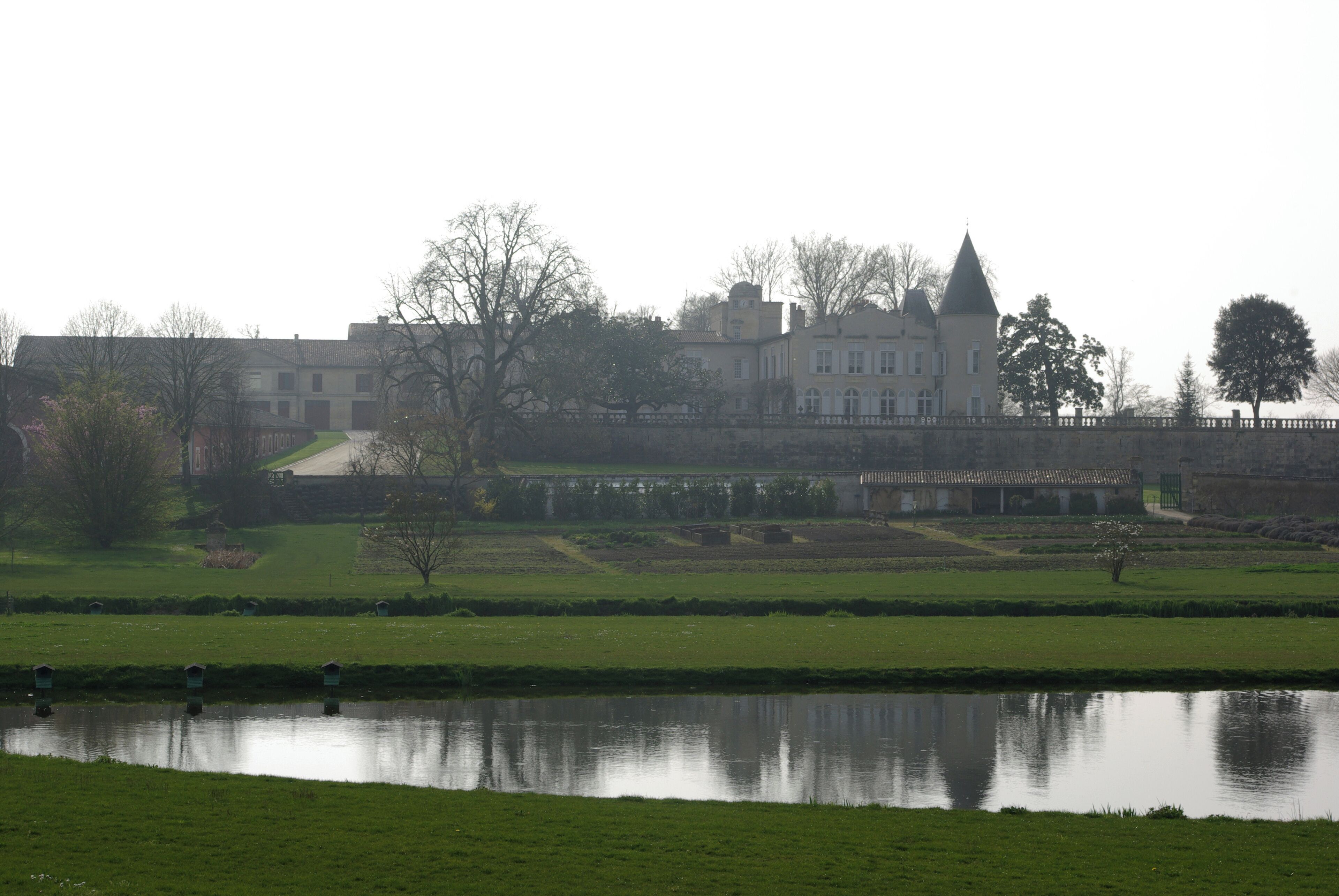 Château Lafite Rothschild in Pauillac (Gironde, France). National Heritage Site of France.
