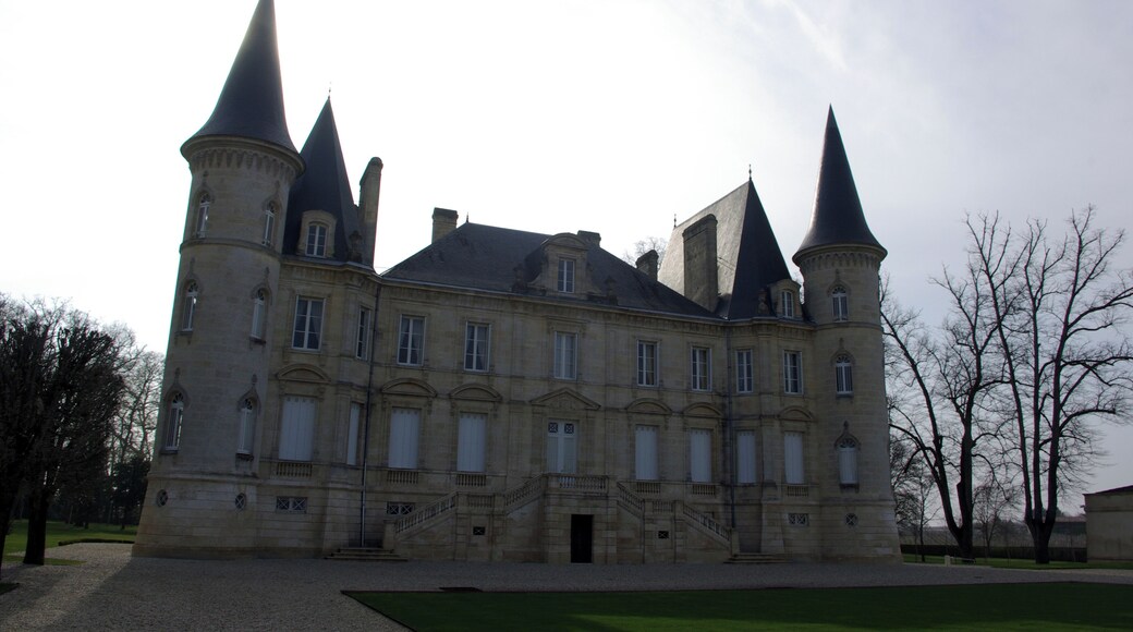 Château Pichon Longueville Baron in Pauillac (Gironde, France).