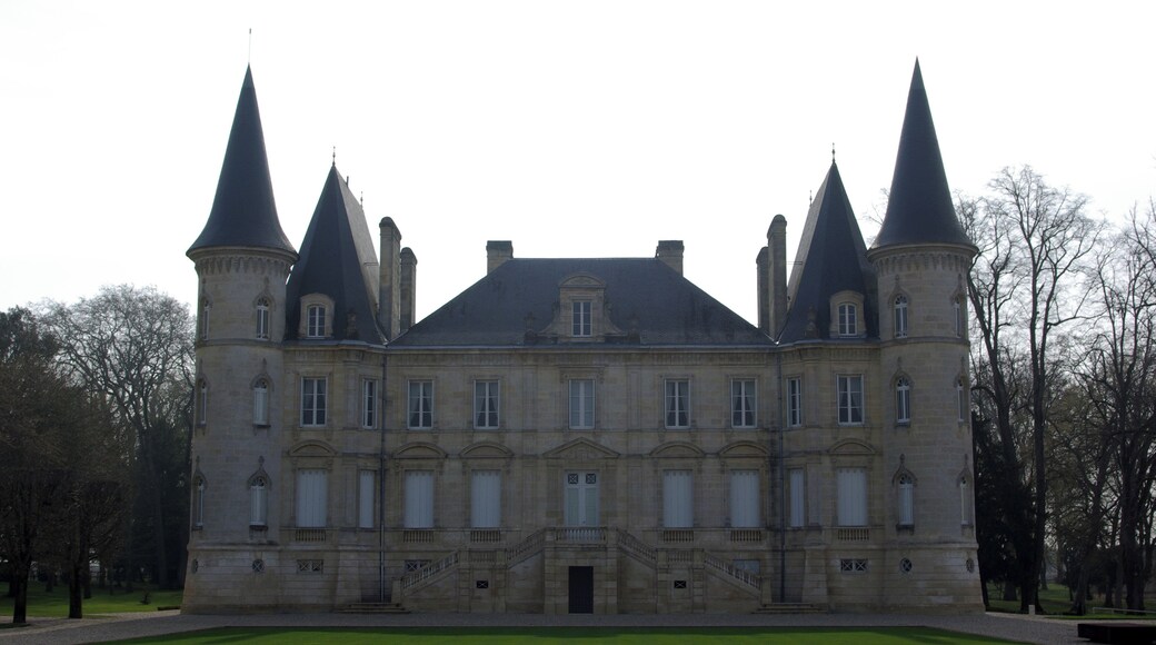 Château Pichon Longueville Baron in Pauillac (Gironde, France).