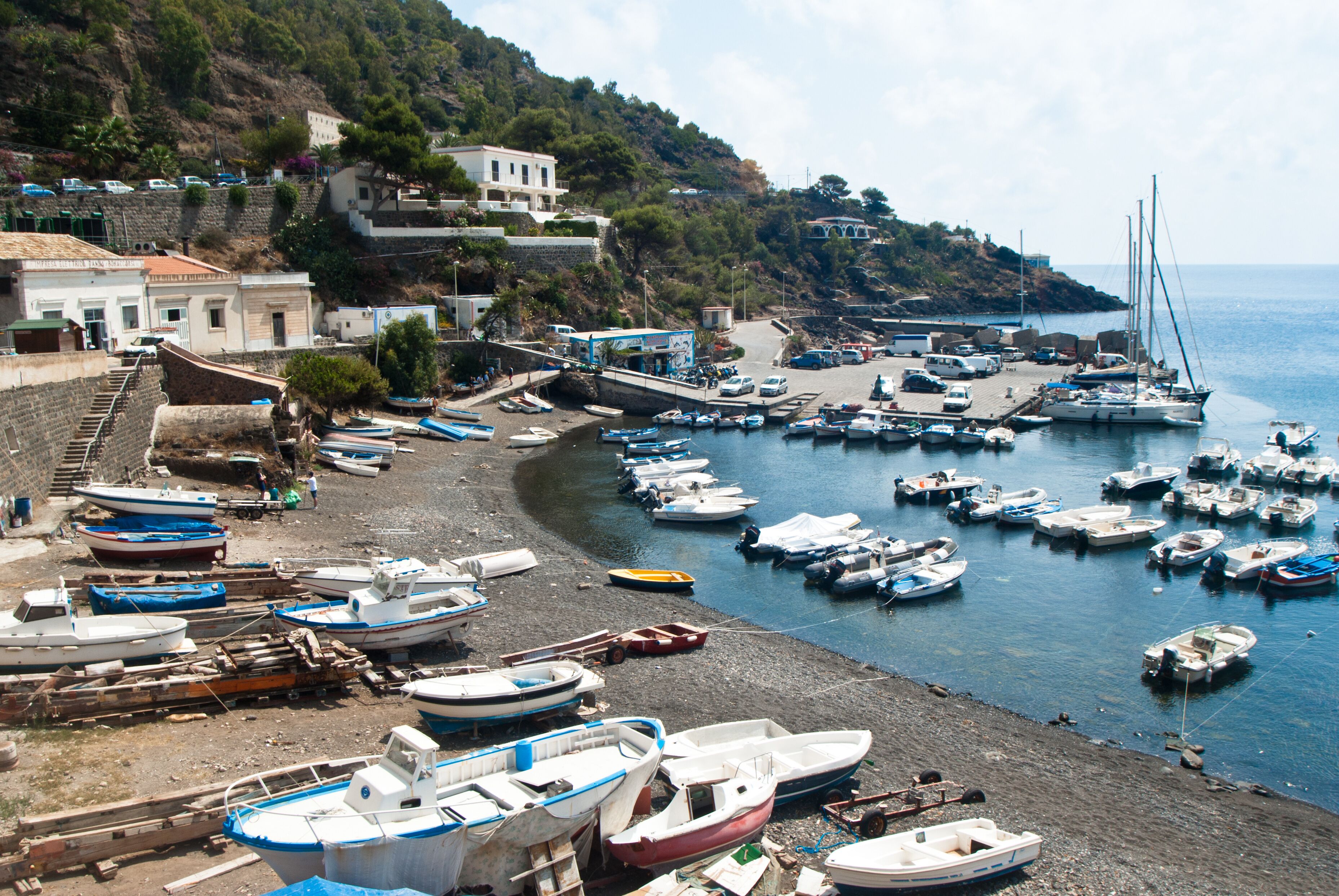 harbour in Ustica island, Sicily
