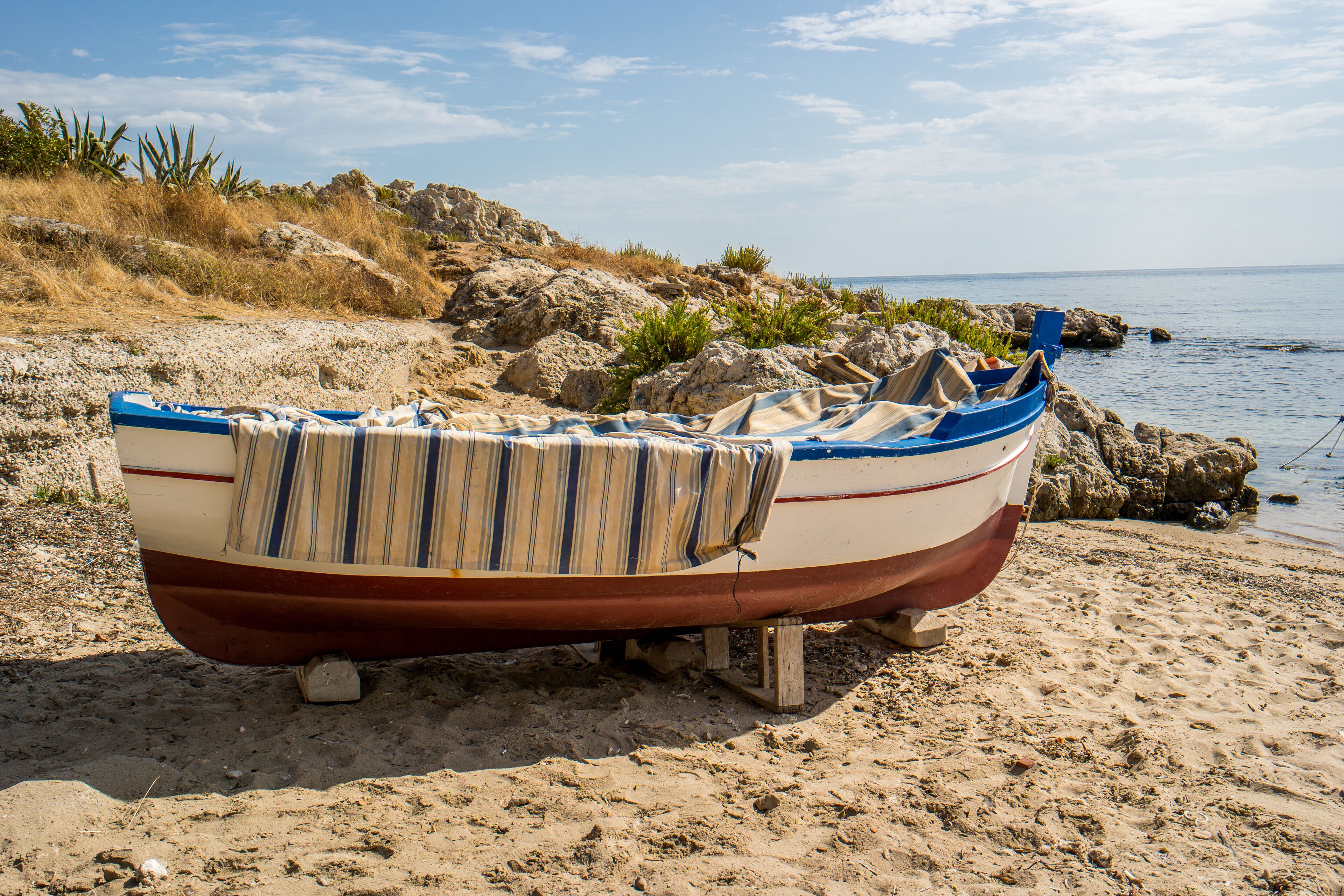 Sant'Elia kleines Fischerdorf Sicily