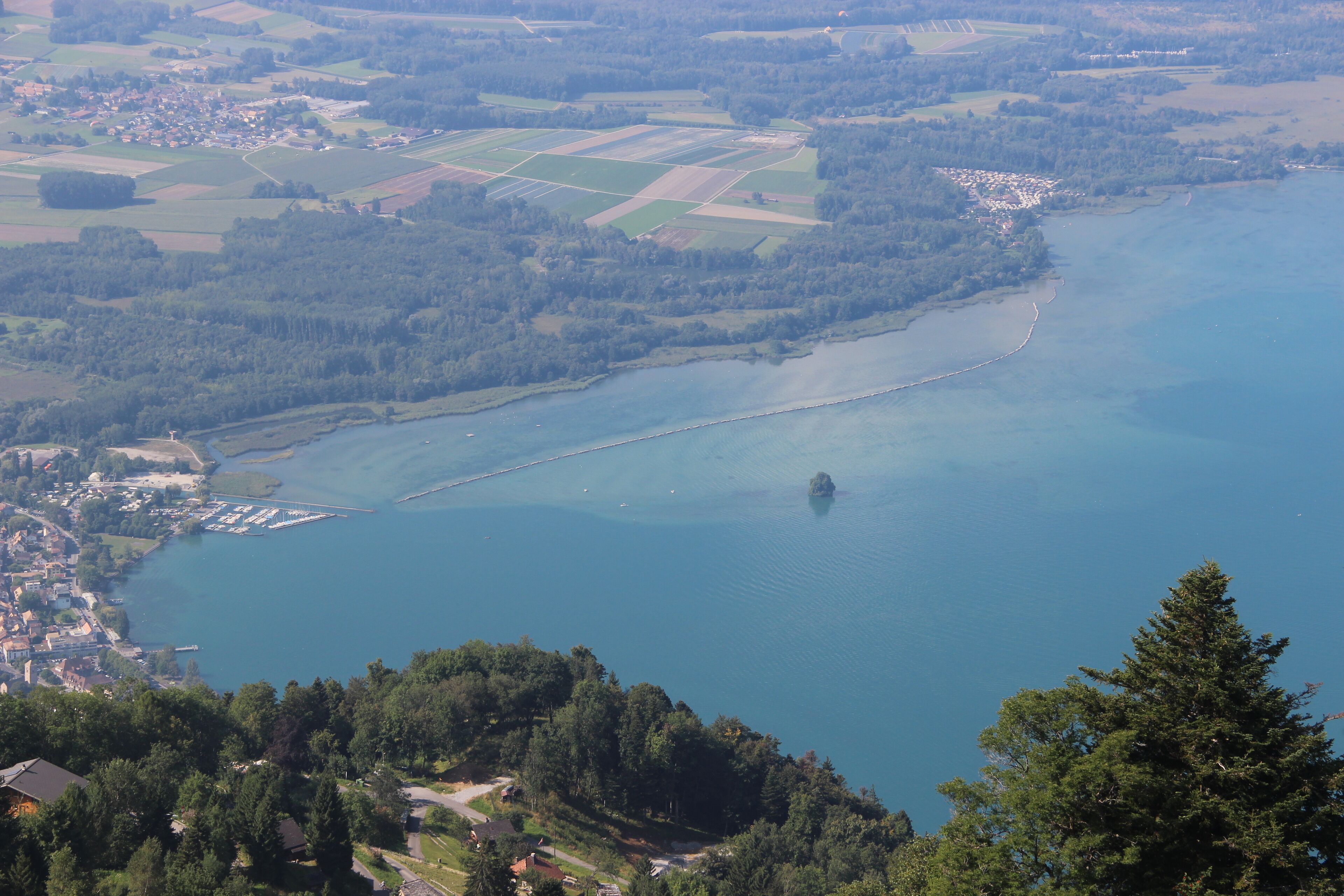 View onto the Lake of Geneva from Creux à la Cierge