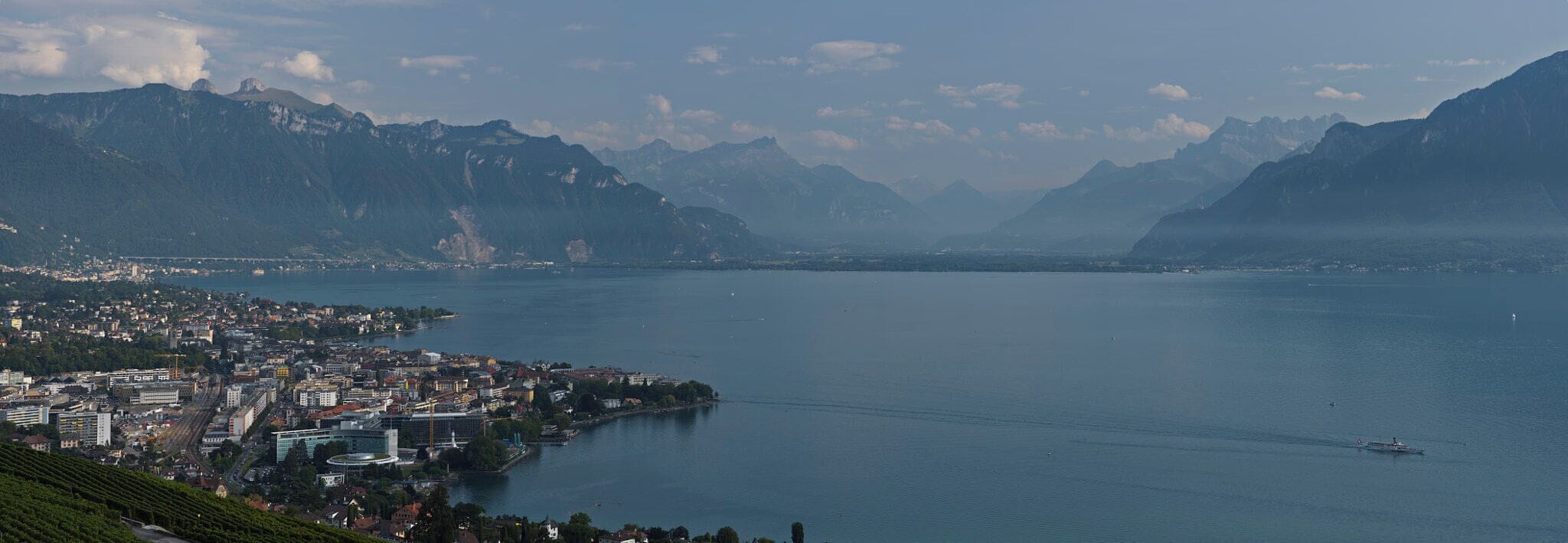 500px provided description: .. with Vevey in the foreground. The Pano is unfortunately too large for 500Px to render at a proper magnification. Should you like to see a slightly larger version of the photograph: www.flickr.com/photos/144355724@N03/36871375655/ <a href="www.region-du-leman.ch/en/Z138/montreux-riviera">www.region-du-leman.ch/en/Z138/montreux-riviera</a> [#lake geneva ,#Swiss Riviera ,#Vevey ,#Montreux Riviera]