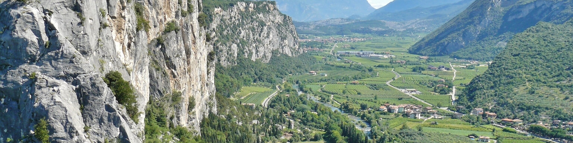 View from Castello di Arco to Ceninga & Dro