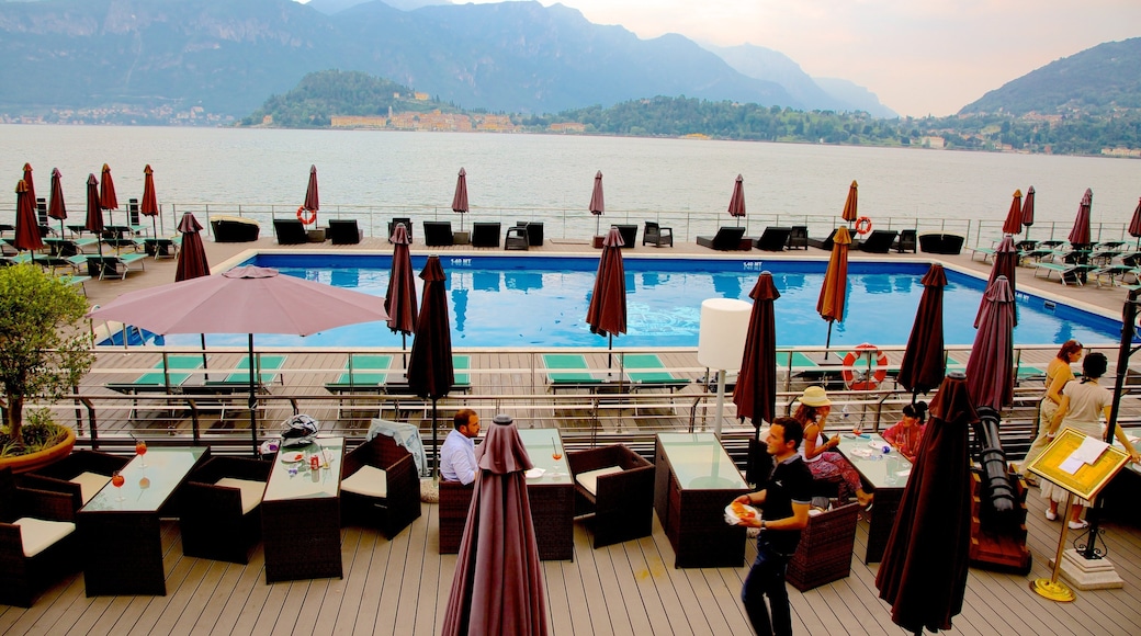 Cadenabbia which includes dining out, a pool and a luxury hotel or resort