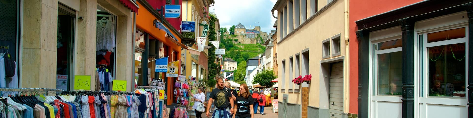 Ahr - Middle Rhine featuring street scenes as well as a couple