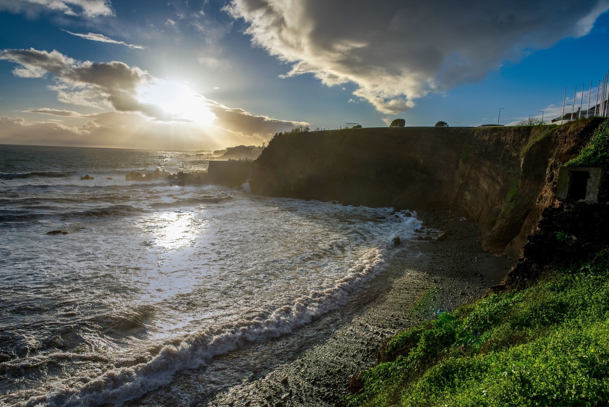 Angra De Heroísmo, Terceira, Portugal. 

Beautiful sunset on Terceira, Azores Islands, Portugal