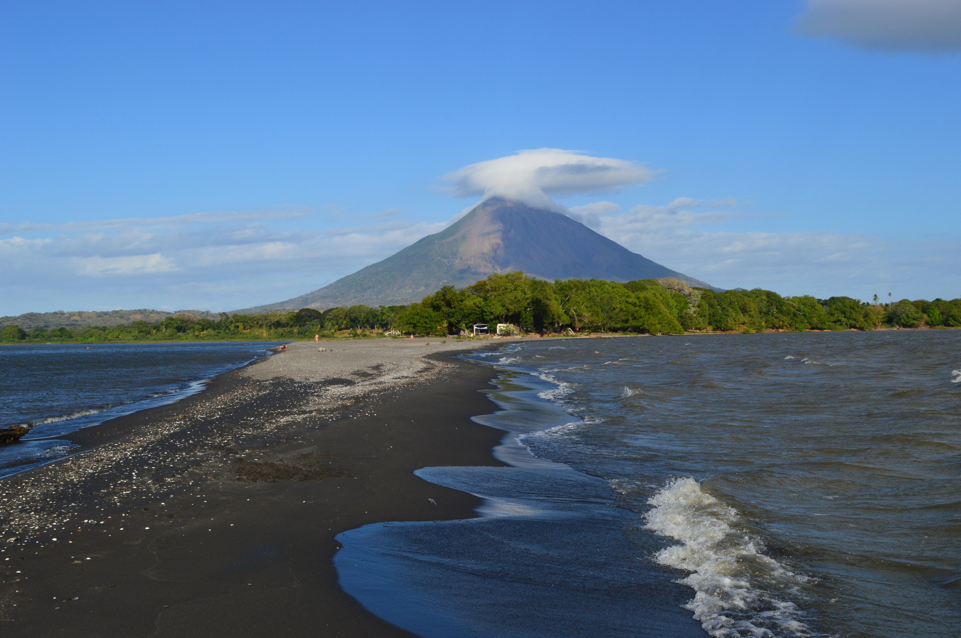 The volcanic islands Isla Ometepe and the volcanoes around Léon in Nicaragua, Central America