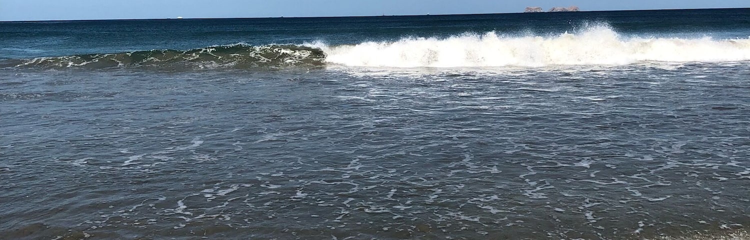 Playa prieta had beautiful black sand and lava rocks.  Not another person in sight every time we visited.