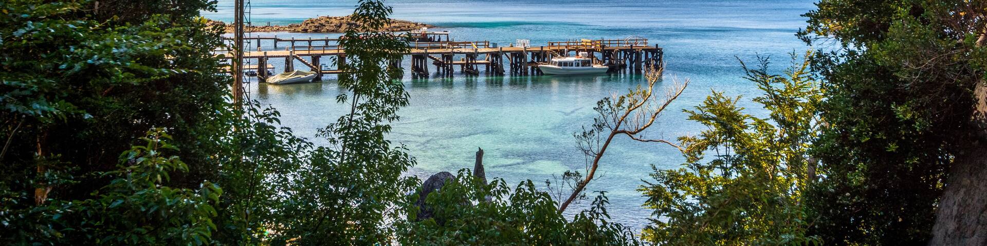 Pier at Arrayanes National Park - Villa La Angostura, Patagonia, Argentina