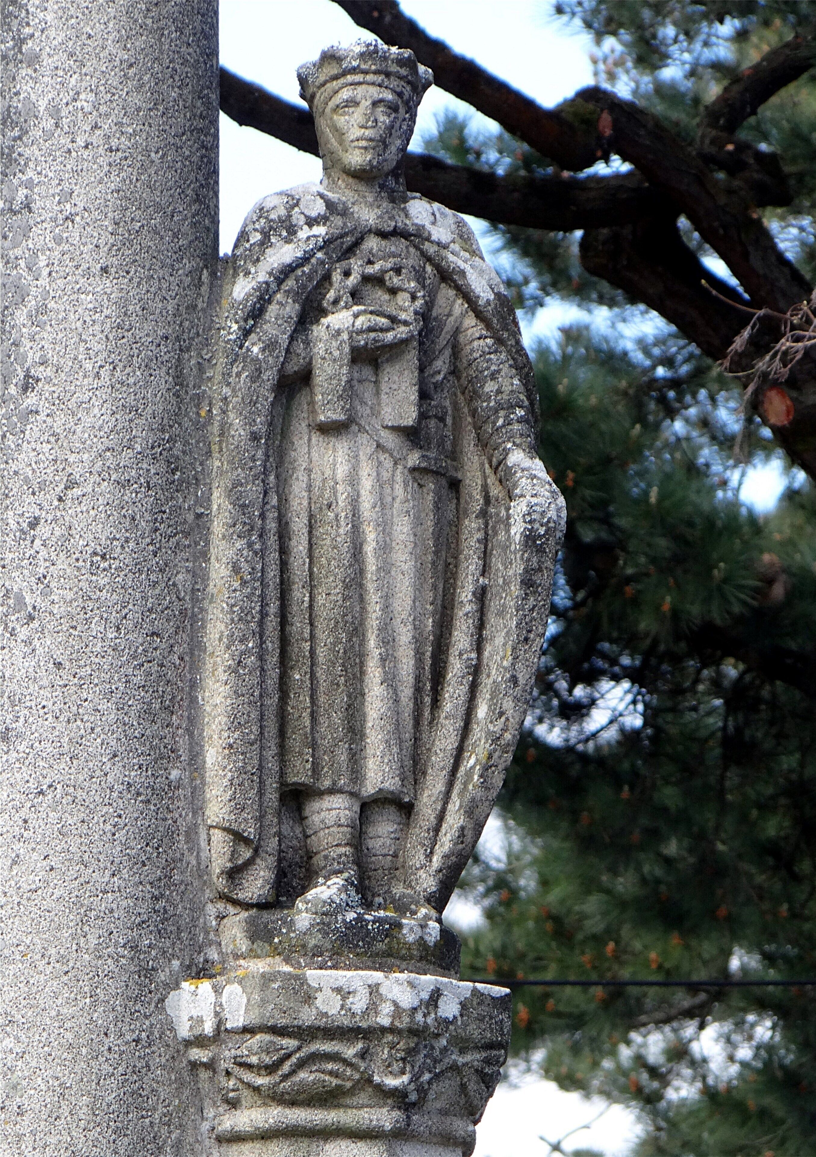 Calvaire de la chapelle Saint-Guénolé (détail) Fouesnant, Finistère, France