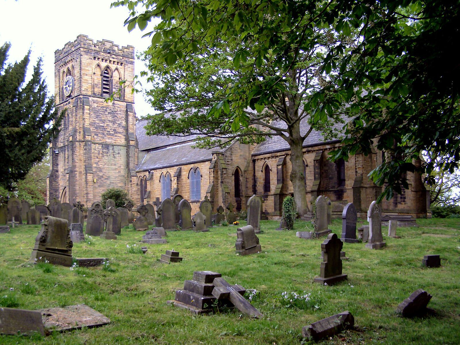 Parish Church of St Mary the Virgin, Middleton, near to Middleton, Leeds, Great Britain.