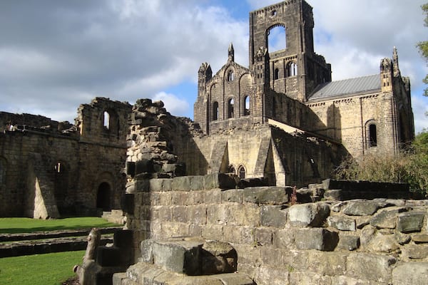 the abbey is located in Leeds city the abbey like most in the north of England was destroyed by Henry the 8th.
once you have been round the abbey there is the abbey museum at the other side of the road with it little cobbled streets.