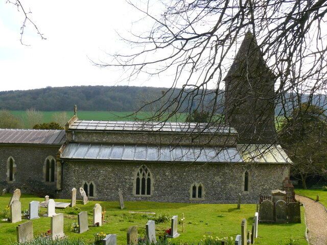 Hurstbourne Tarrant - St Peters Church St Peters as seen from the graveyard.