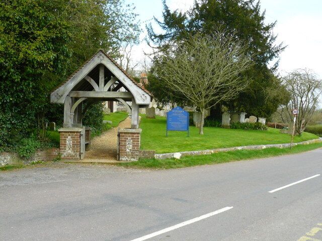 Hurstbourne Tarrant - Lych Gate Of St Peters Church Lych gate Of St Peters church.