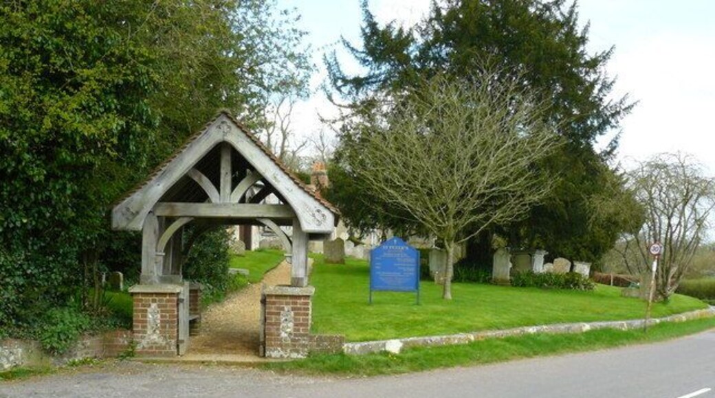 Hurstbourne Tarrant - Lych Gate Of St Peters Church Lych gate Of St Peters church.