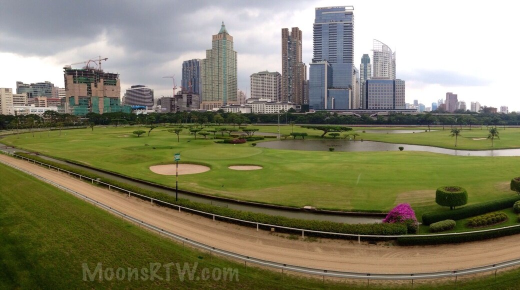 Enjoyed a morning at the famous RBSC. This club has everything and is situated in the new heart of Bangkok. If you get the opportunity, do visit. They have a horse racing track and have events open to the public. If you are a tennis fan they have the only grass tennis courts in the city. It is amazing how much space this property takes up in the heart of the city. #architecture