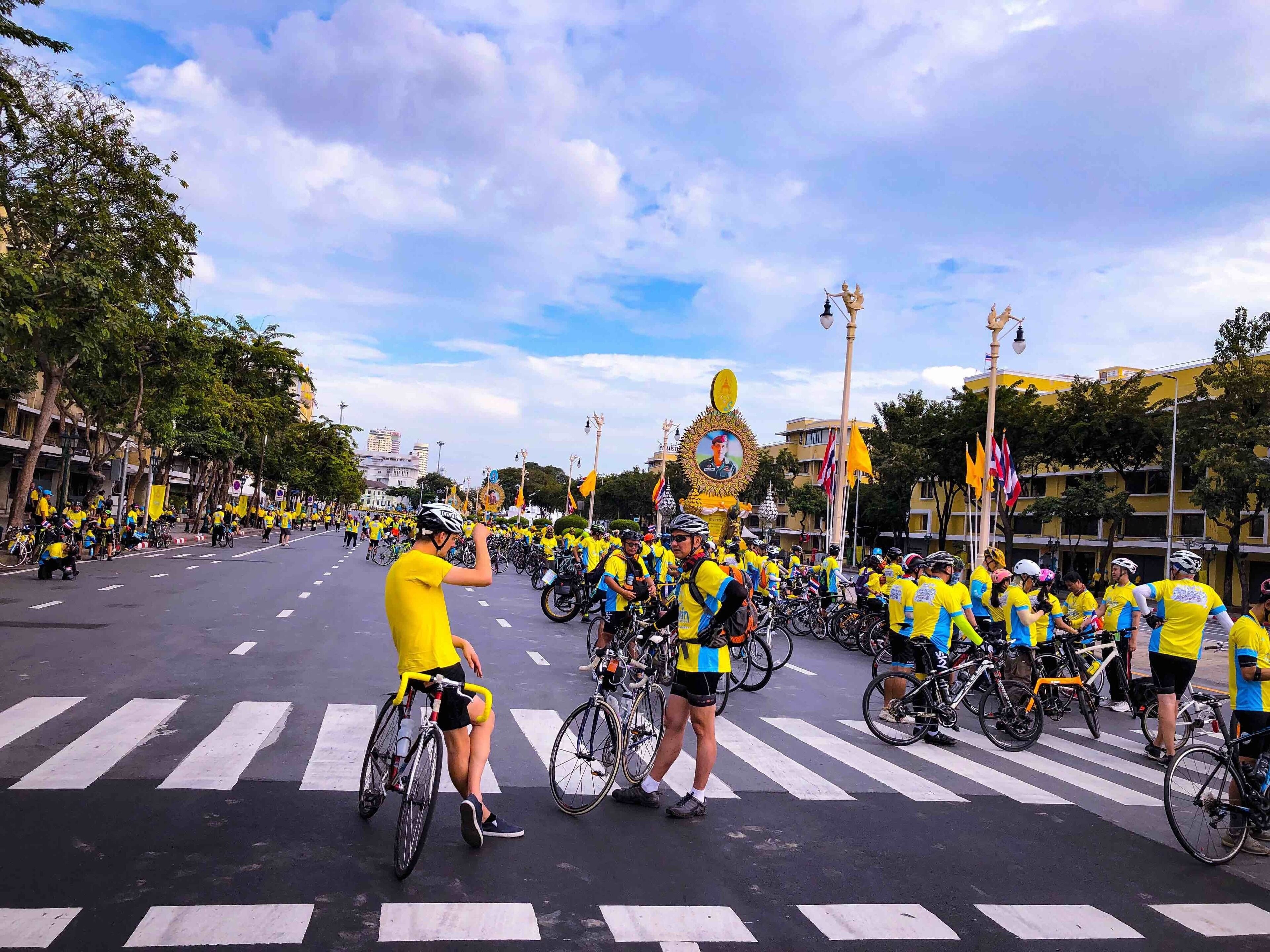 Thailand, Bike Un Ai Rak 2018, close city for bike.