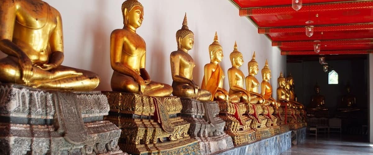 The temple of the reclining Buddha.