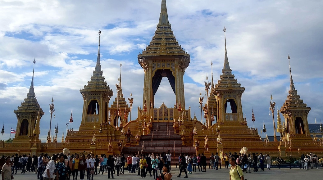 The crematorium of King Bhumiphol Adulyadej. The 9th king of Thailand. In the royal cremation ceremony.