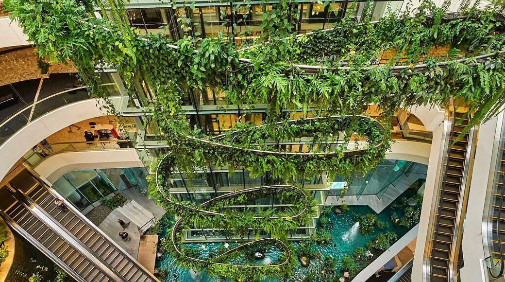 Great luxury shopping mall with lots of nice restaurants, and butiful architecture!
#shoping #architecture #garden #modern