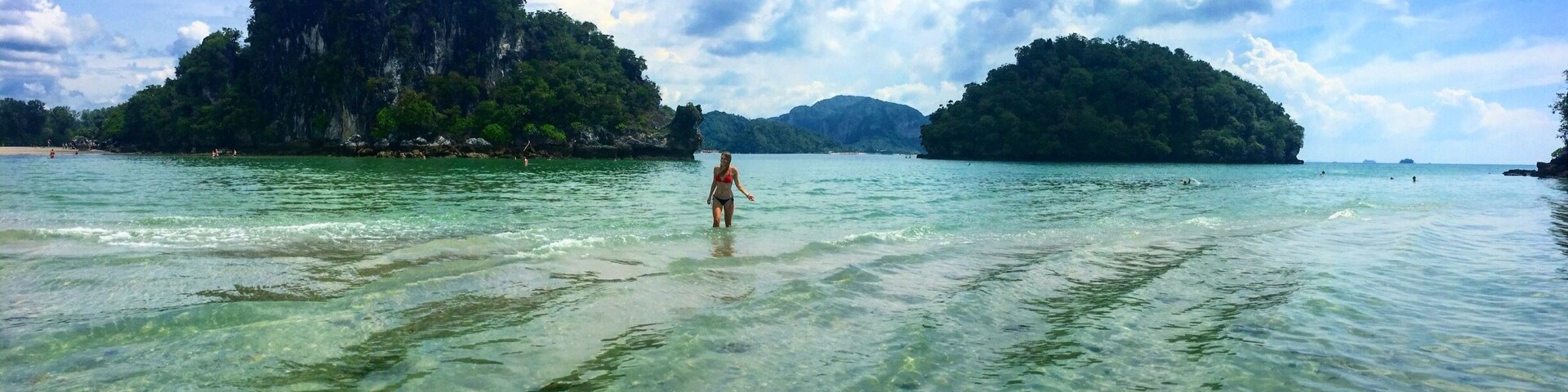 Km Long shallow water in Krabi #thailand #islands