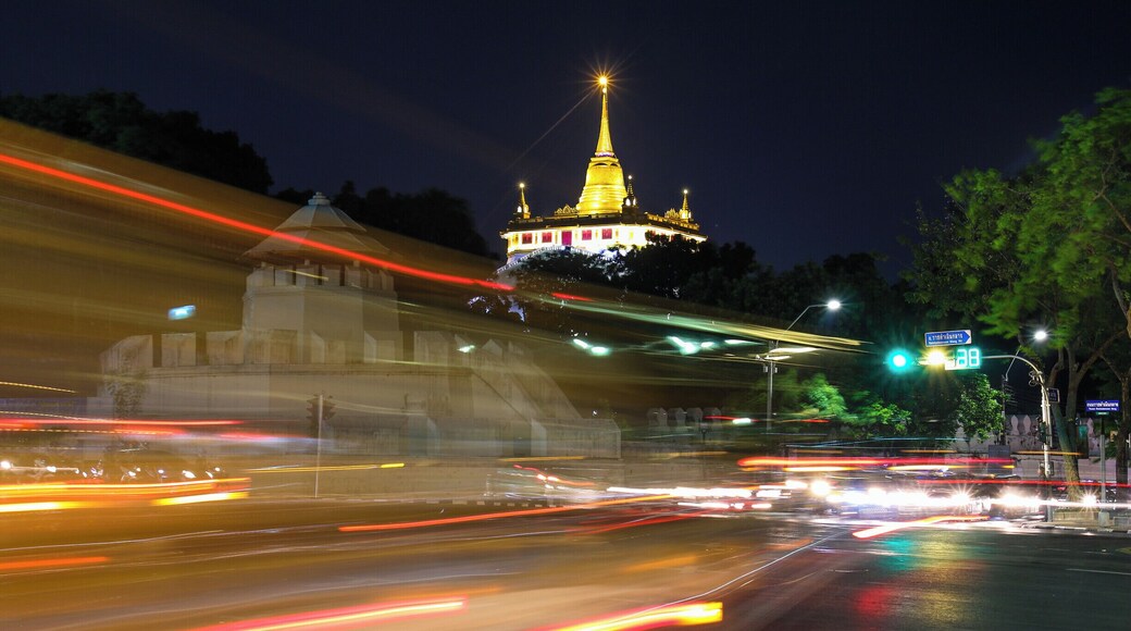 Wat Saket Temple, Great views of Bangkok from up the top of here. Walkable from Khao San Road