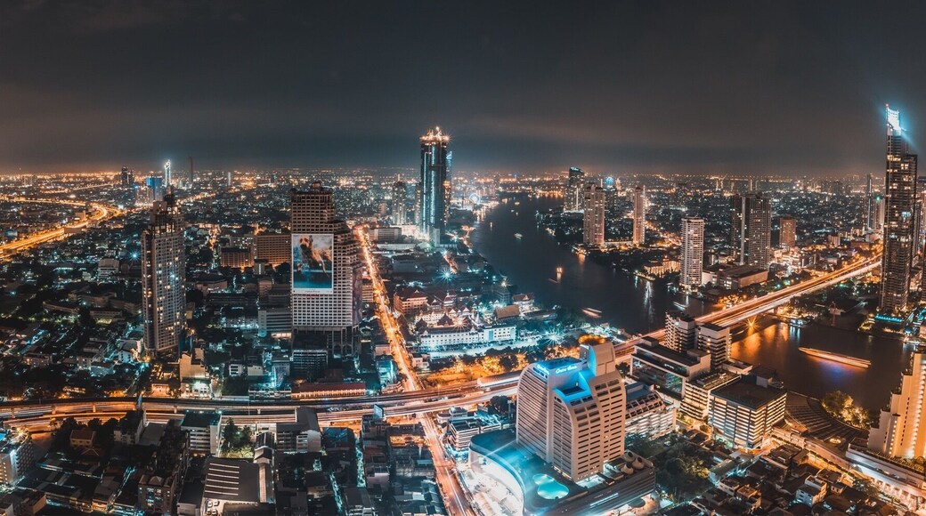 Night view from Lebua State Tower. #OrbitzTravel #Thailand #Bangkok