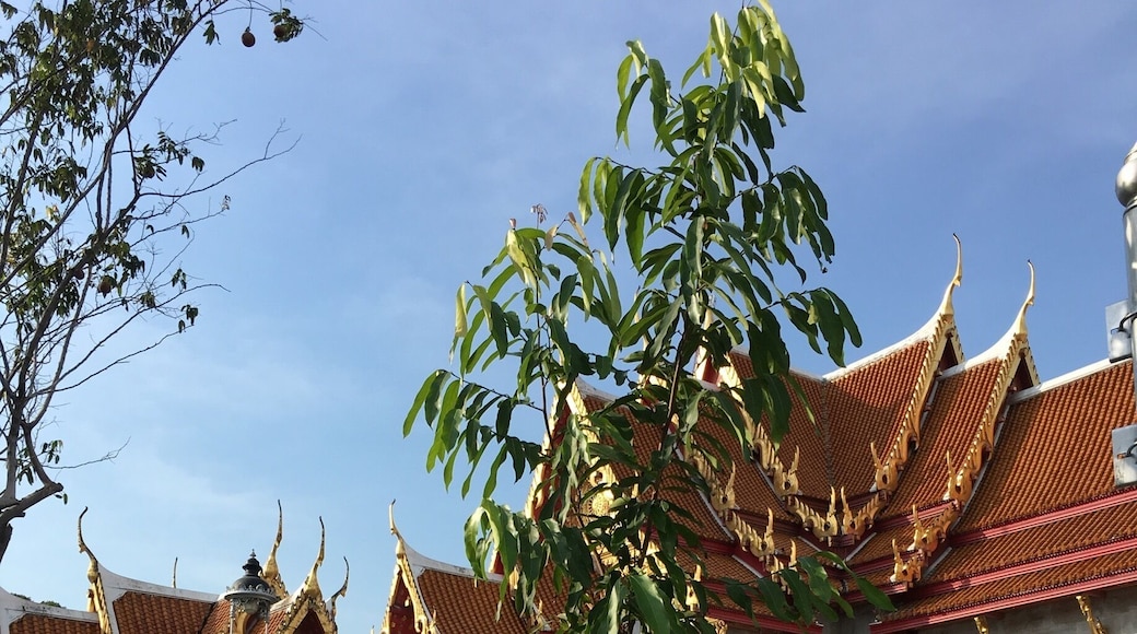Quiet Marble temple away from crowds