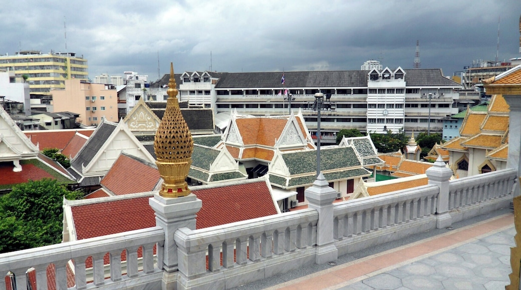View of the temple grounds