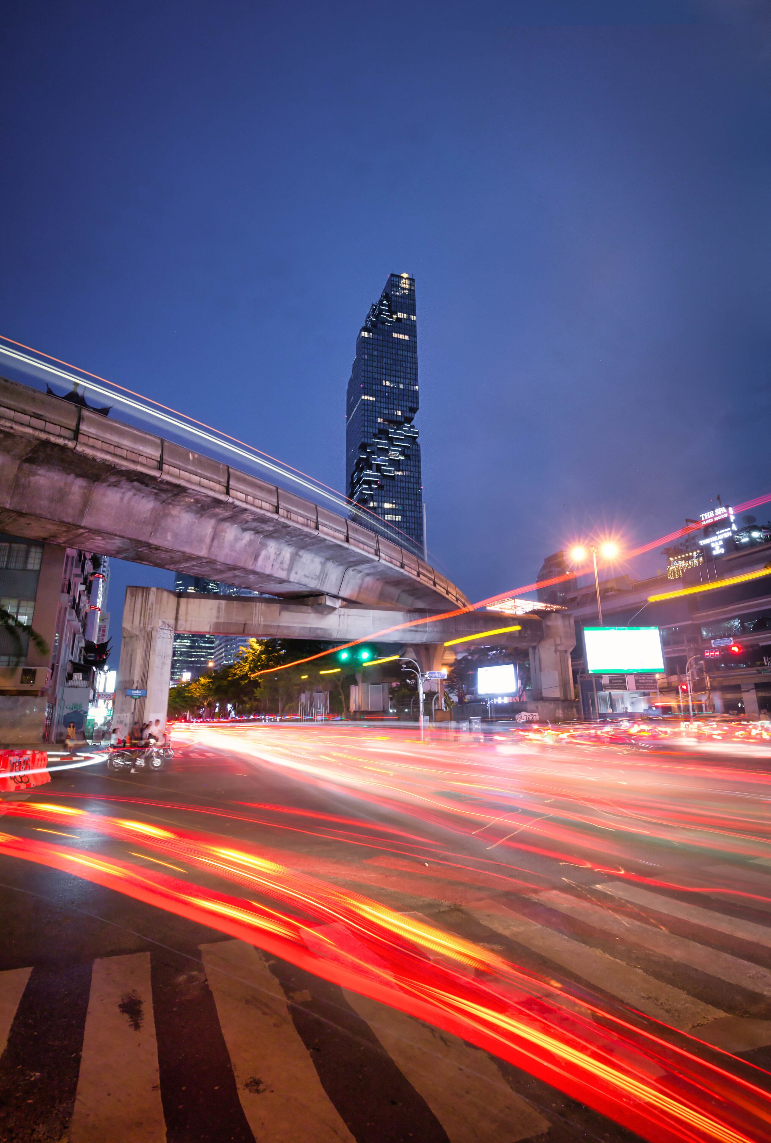 Taken from the front of the ITF Tower on Silom rd