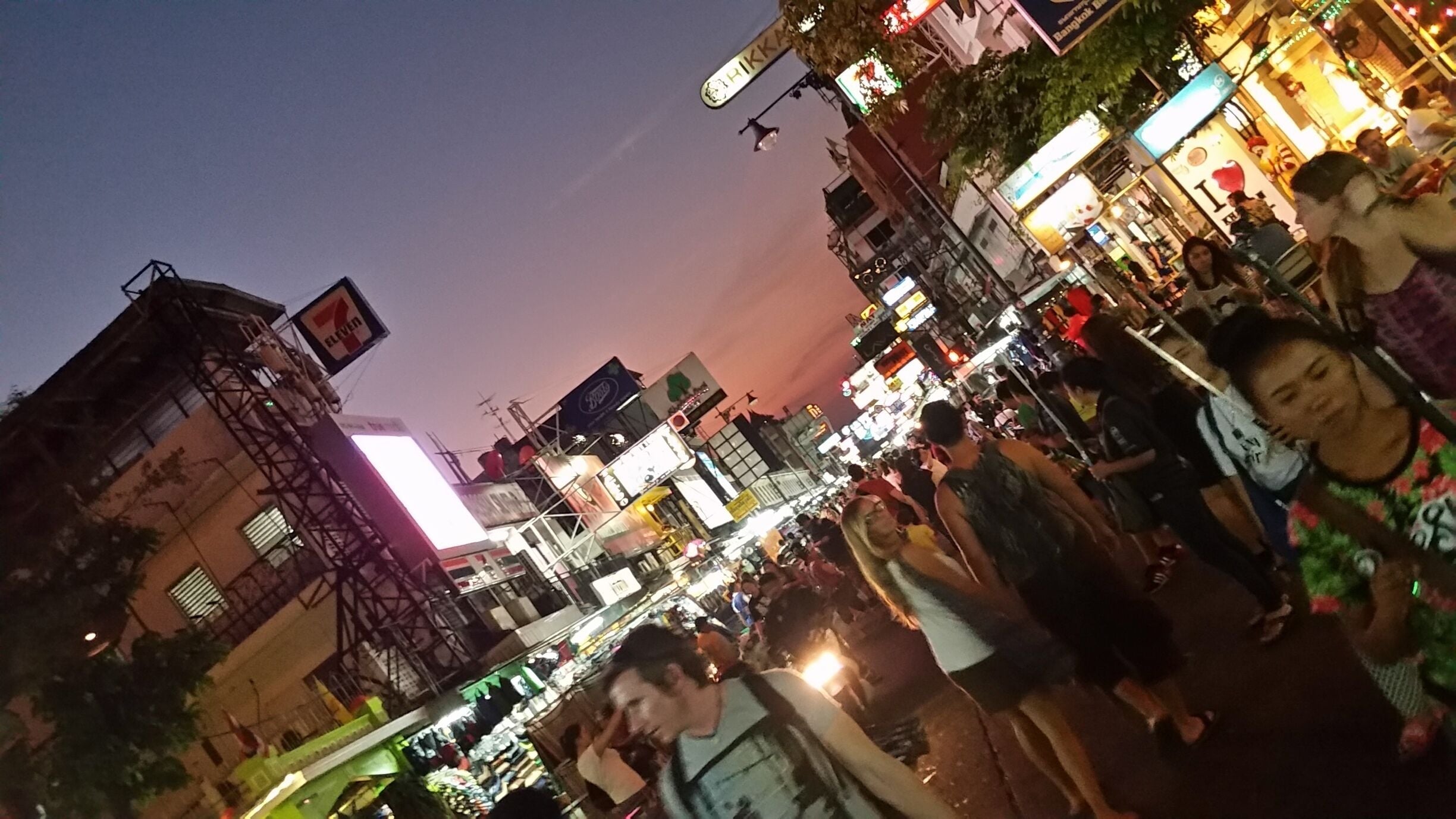 It's Bangkok's infamous tourist and backpacking mecca.  #bangkok #sensoryoverload
